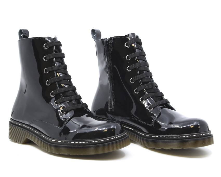 Botas militares best sale granates charol